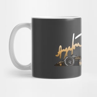 Ayrton Senna's Lotus 98T Illustration Mug